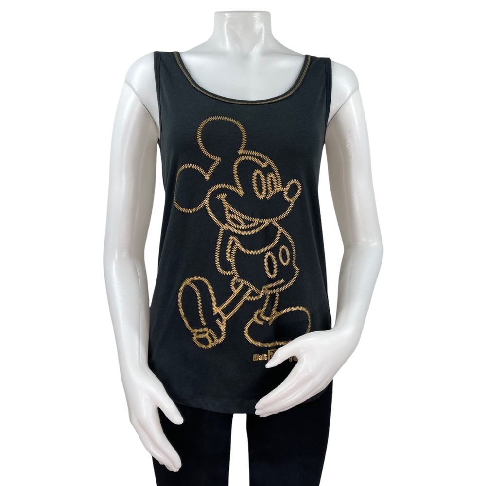 🖤Authentic Walt Disney World Disney Parks Mickey "Stitched" Print Tank Top🖤